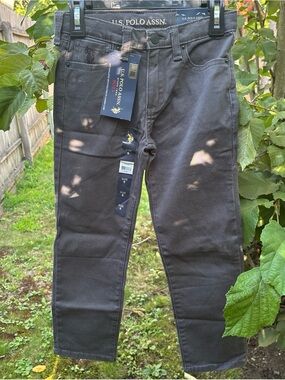 U.S. Polo Assn. Men's Slim Jeans - Charcoal Gray